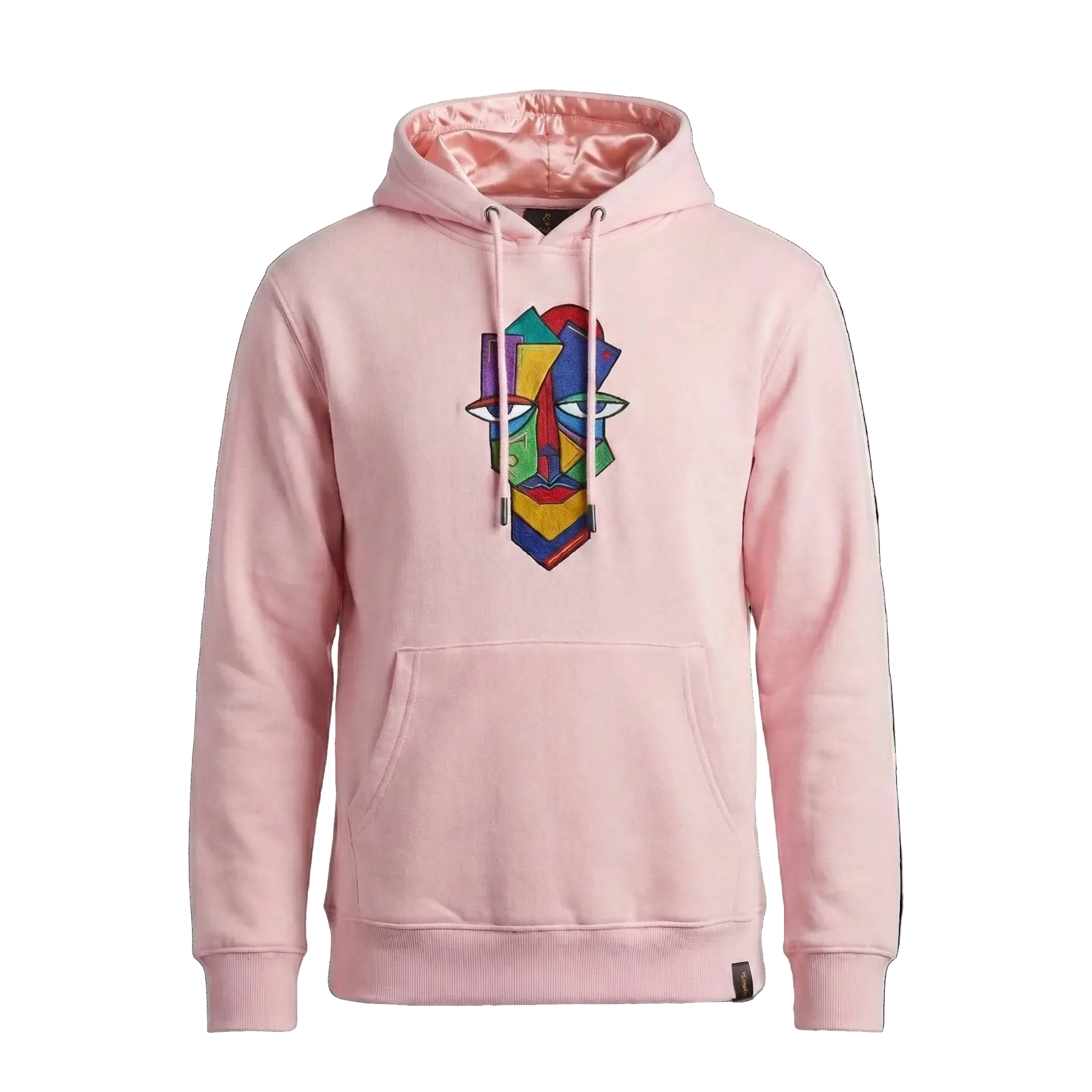 Sitwala Embroidery Heavy-Weight Hoodie (Unisex Blush Pink Color)