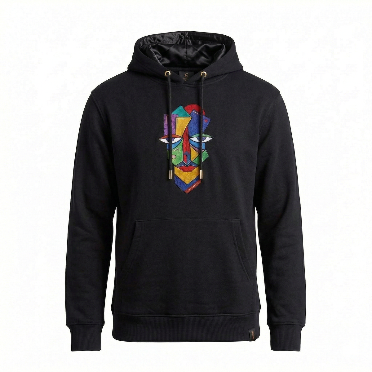 Sitwala Embroidery Heavy-Weight  Hoodie (Unisex Faded/Vintage Black Color)
